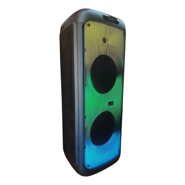 Torre Audio Parlante Fm Usb Mic Litio 8000 Pwpo Karaoke 2x12 - Imagen 4
