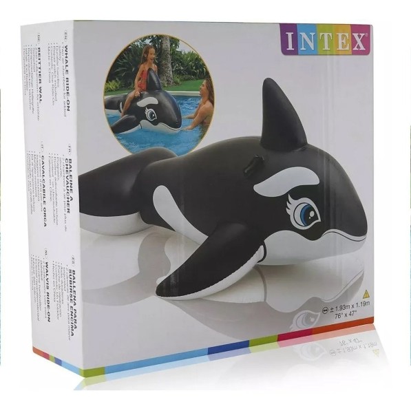 Inflable Orca Ballena Para Niños Playa Piscina Intex 58561 - Imagen 3