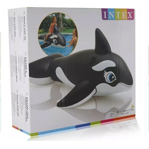Inflable Orca Ballena Para Niños Playa Piscina Intex 58561 - Imagen 3