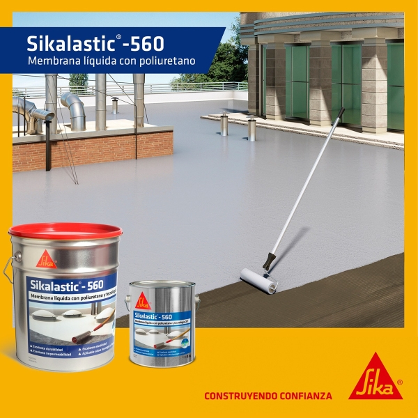 Sikalastic 560 Membrana Liquida Con Poliuretano 20 Kgs. - Imagen 6