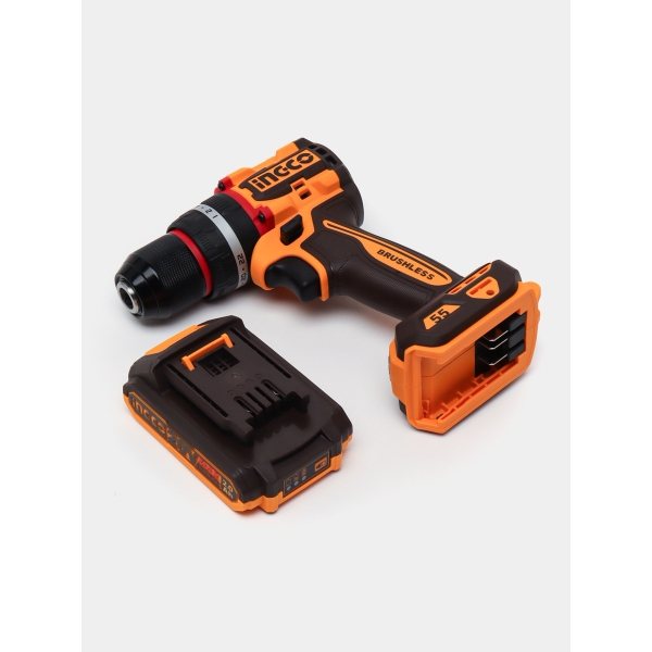 Atornillador Percutor 20v 55nm C/bat 13mm Ingco Brushles - Imagen 3
