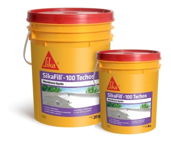 Membrana Líquida Sikafill 100 Techos 20+4kg Color E-gratis - Imagen 7