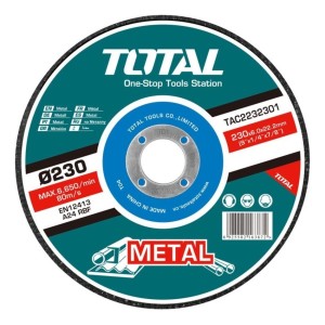Disco Desbaste Metal 9´´ 230mm X 6 Mm Total Tac2232301