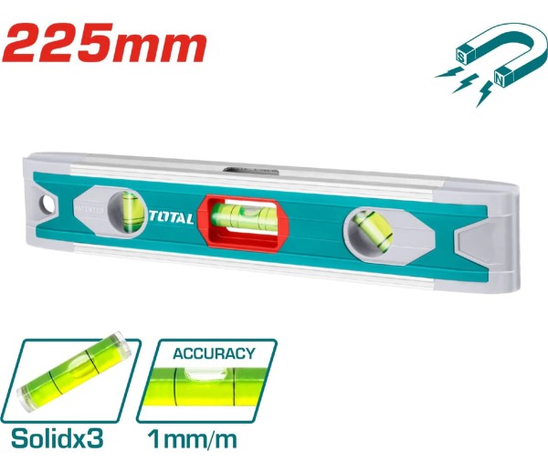 Nivel De Mano 225mm Magnetico Total Tmt2235 - Imagen 2