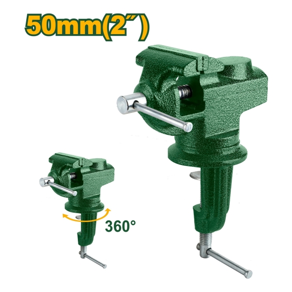 Morsa De Banco 50mm Base Giratoria Jadever Jdbv1a02 - Imagen 3