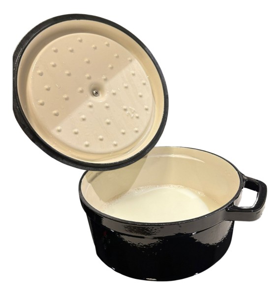 Olla Hierro Fundido Esmaltada Antiadherente 24cm 3.5 Lts