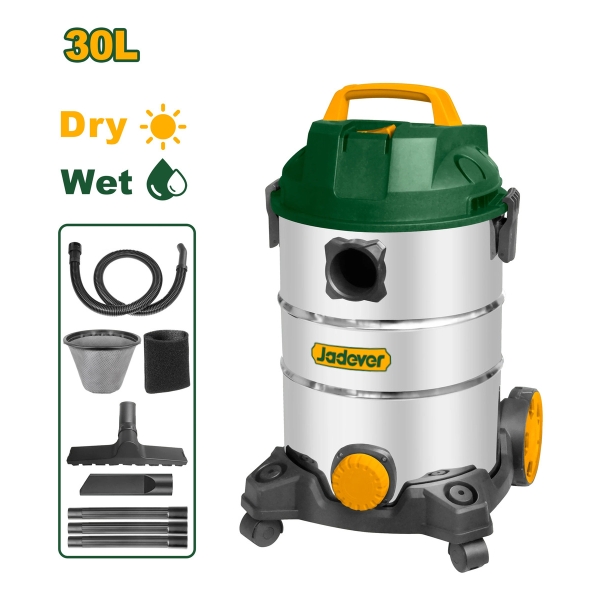 Aspiradora Seco Húmedo 1200w Tanque Metálico 30l Jadever - Imagen 3