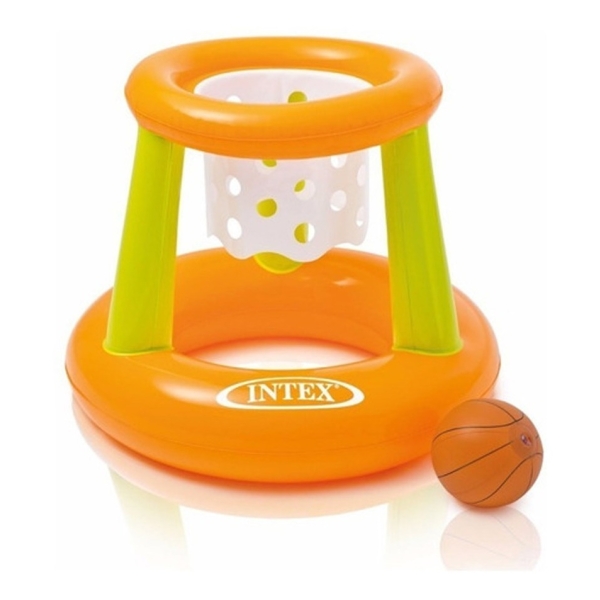Inflable Juego Piscina Flotador Aro Basket Intex 58504