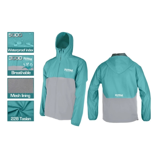 Campera Impermeable Total Talle Xxl Elsue - Imagen 2