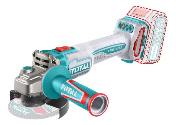 Amoladora Inalámbrica Total 20v Industrial Brushless S/bat