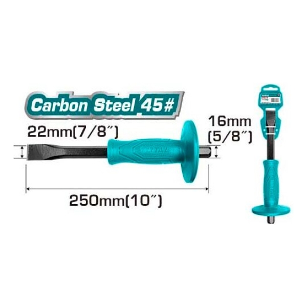 Cincel Corta Fierro 22mm Total Tht4211026 - Imagen 2