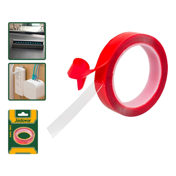 Cinta Doble Faz Transparente Jadever
