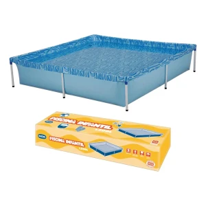 Piscina 1500lt Mor Reforzada Infantil 1.89 X 1.89 X 0.42 Mt