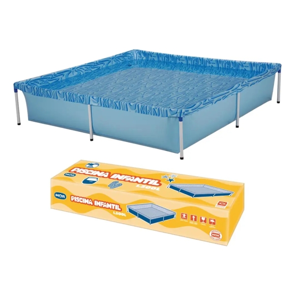 Piscina 1500lt Mor Reforzada Infantil 1.89 X 1.89 X 0.42 Mt