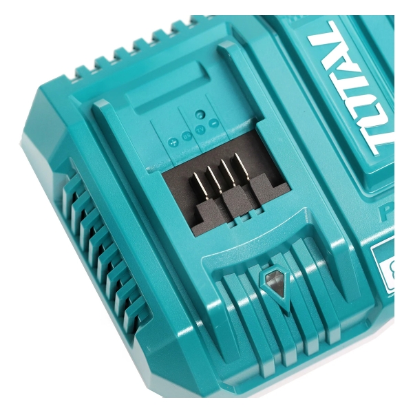 Cargador Doble De Batería Litio 20v Total - Imagen 4