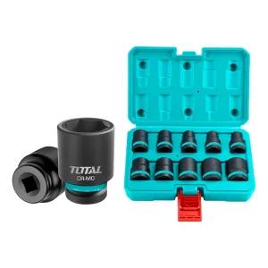 Set Juego De 10 Dados De Impacto Total Encastre 1/2''