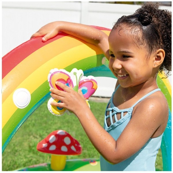 Piscina Inflable Centro De Juegos Con Rociador Intex 57154 - Imagen 3