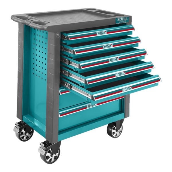 Gabinete Carro Taller Metal P Herramientas 7 Estantes Total - Imagen 2