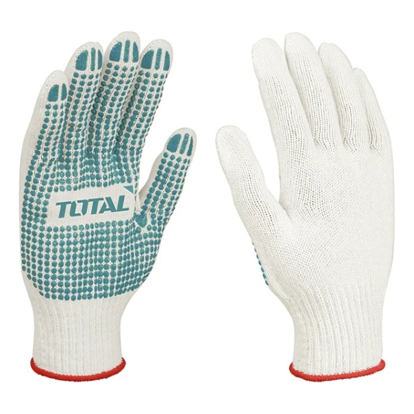 Guantes De Hilo Y Puntos De Pvc X 10 Unidades Total Tsp11102 - Imagen 2