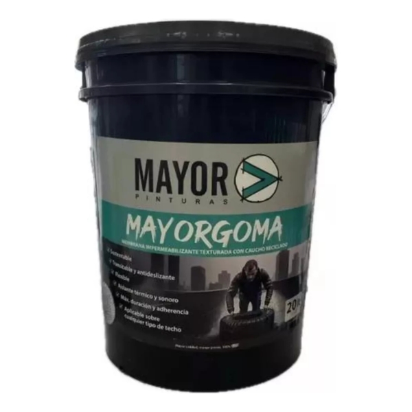 Membrana Impermeabilizante Mayorgoma 20kg Caucho Neumaticos