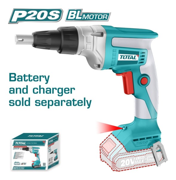 Atornillador De Yesero Industrial 20v Total Tdsli2042006 - Imagen 2