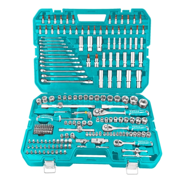 Set De Herramientas Total 216 Piezas Llave Criquet Y Dados