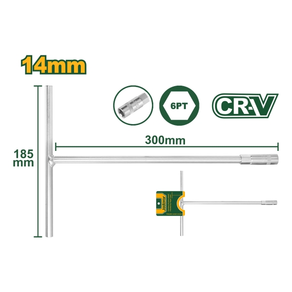 Llave T 14mmx30cm Jadever Jdth1114 - Imagen 3