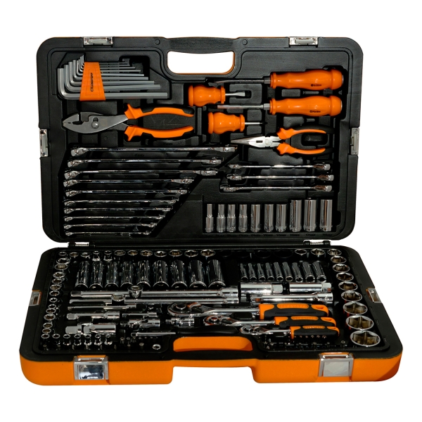 Juego Herramientas Lusqtoff 150pzs Racing Caja Set Tubos