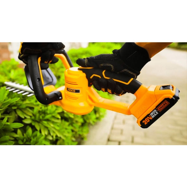 Corta Cerco 45 Cm + Bateria + Cargador 20v Ingco Chtli20461 - Imagen 4