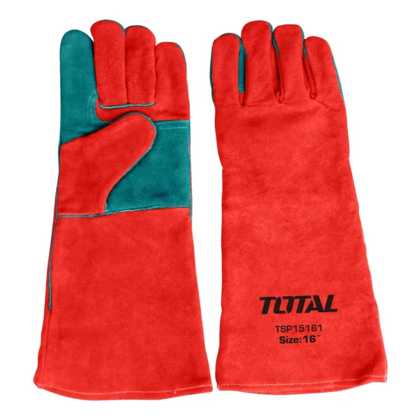 Guantes De Soldar Soldador 16'' Total Tsp15161 Elsue - Imagen 3