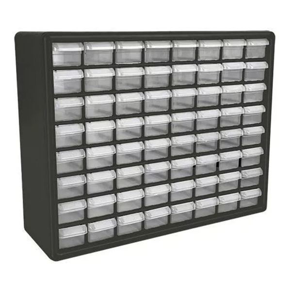 Caja Herramientas 64 Cajones Organizadores De Mesa Plastico - Imagen 2