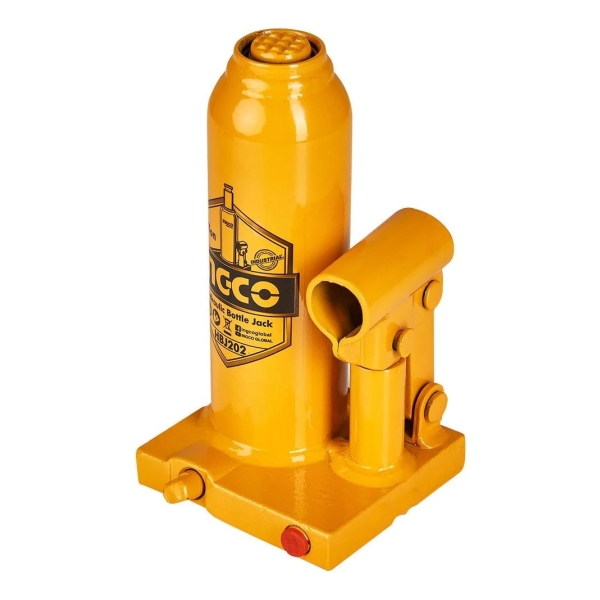 Gato Botella 2 Toneladas Ingco Hbj202 Válvula De Seguridad - Imagen 3