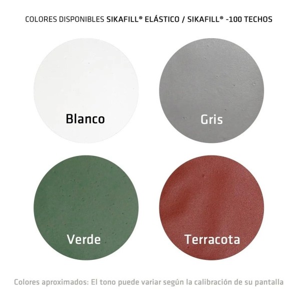 Membrana Líquida Sikafill - 100 Techos 20+20 Kg Colores - Imagen 5
