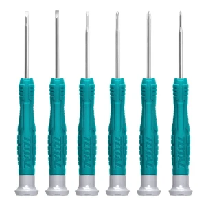 Set De 6 Destornilladores De Precisión Total, Phillips Chato