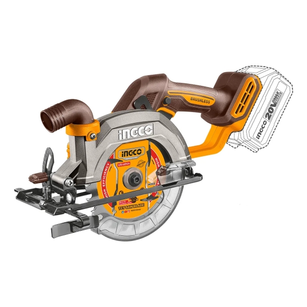 Sierra Circular 20v 140mm Brushless Ingco Csli14021 C/bat. - Imagen 4