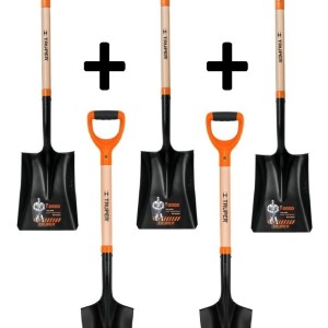 Combo De 3 Pala Truper De Palear + 2 Pala Puntear Truper