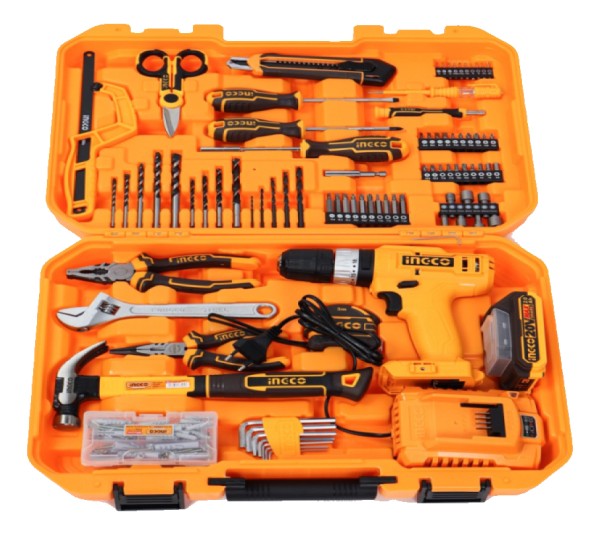 Kit Atornillador Percutor+ 165 Herramientas Hkthp11651 Ingco