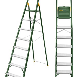 Escalera Aluminio 2.40met 8 Esc 150kg Jadever