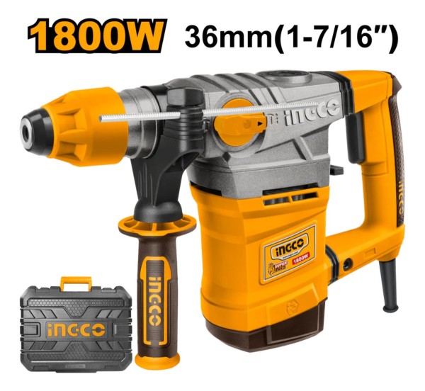 Rotomartillo Ingco Rh18008 1800w 850rpm 7 Joule - Imagen 3
