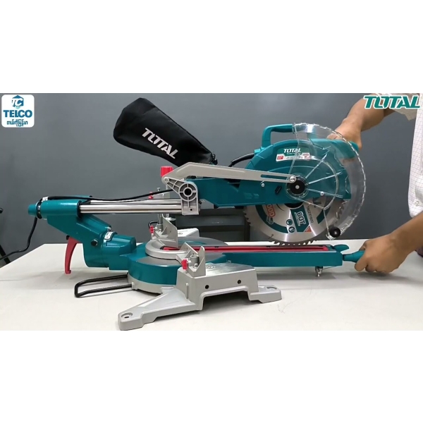 Sierra Ingletadora 10 Total 1800w Industrial Deslizante - Imagen 3