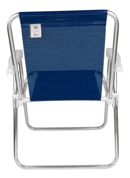Silla Alta Sannet Aluminio Plegable Mor Hasta 120kg 2238 - Imagen 3