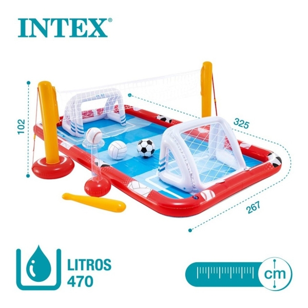 Piscina Inflable Juegos Deportivos Infantil Intex 57147 - Imagen 6