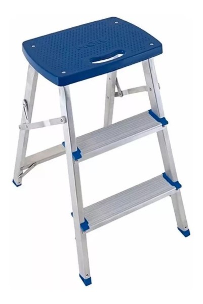 Escalera Banqueta Mor De Aluminio 3 Escalones 121245107