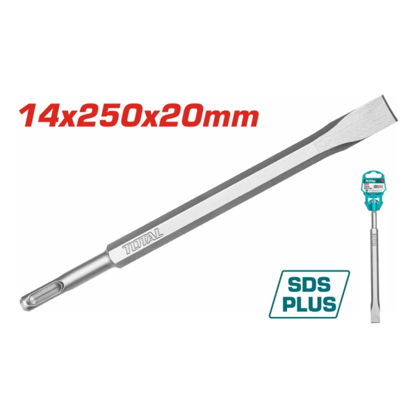 Corta Fierro Sds Plus 14x250mm Total Tac15121411 Elsue - Imagen 3