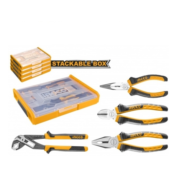 Set Organizador + 4 Pinzas Ingco Hktv01p041 Elsue - Imagen 2