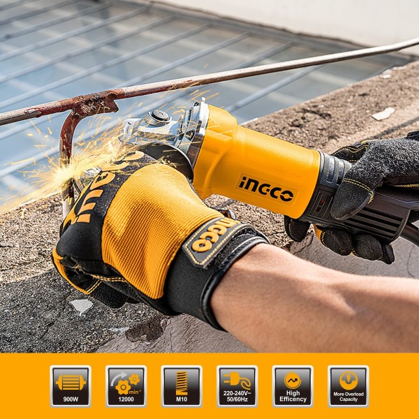 Amoladora Angular 4 1/2 900w Ingco Ag90028 - Imagen 3