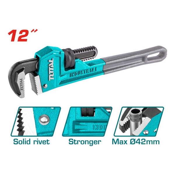 Llave De Caño Tubo Total 12 Pulgadas Tht171206 - Imagen 2