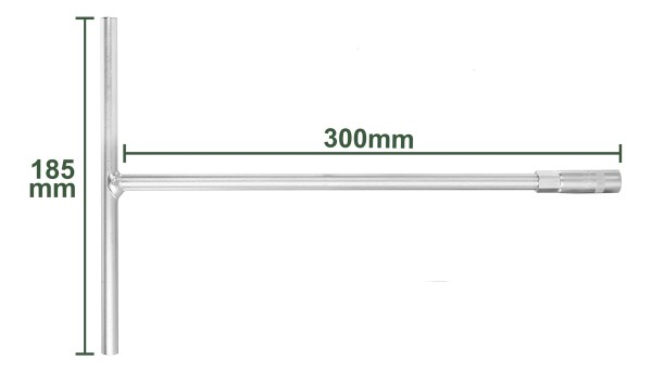 Llave T 12mmx30cm Jadever Jdth1112 - Imagen 2