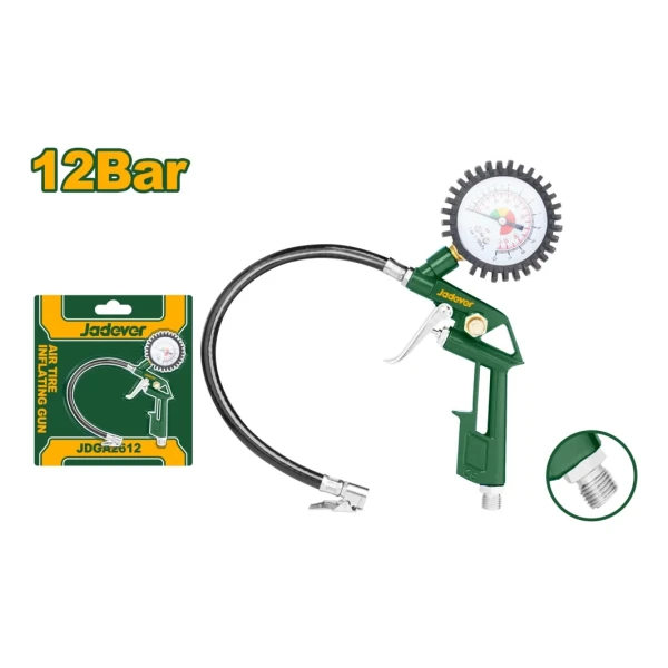 Inflador Neumatico 8 Bar Jadever Jdga2612 - Imagen 3