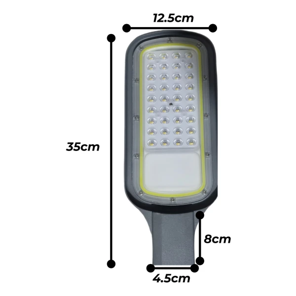 Luminaria Led Vial Reflector Para Columna 50w Luz Fria Ip65 - Imagen 2
